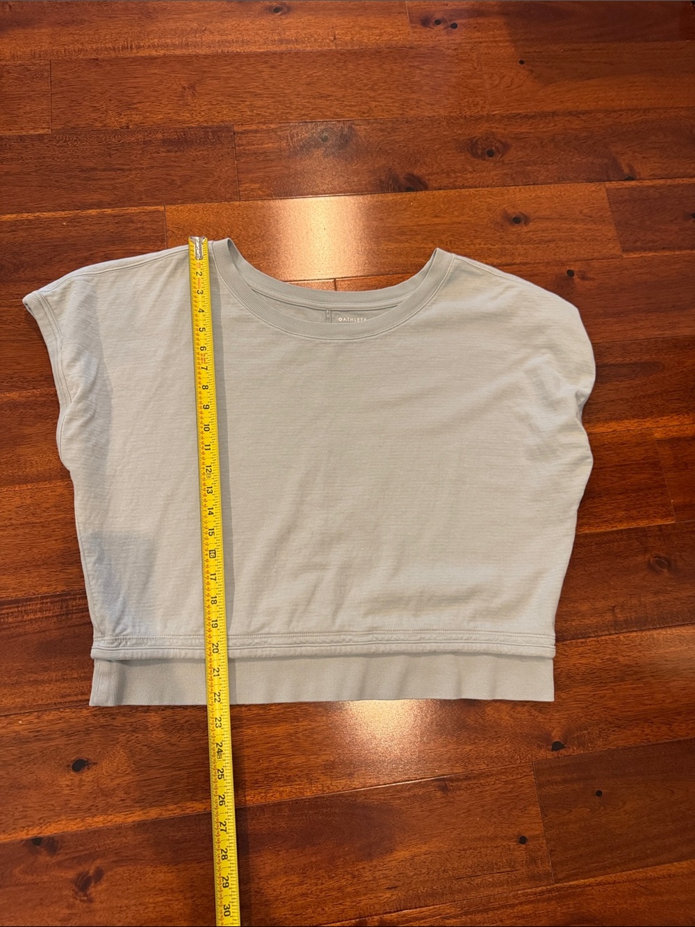 Athleta short sleeve sweatshirt.